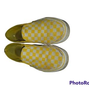 VANS Yellow Slip Ons